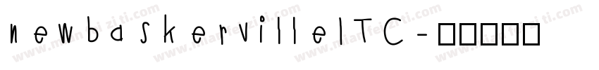 newbaskervilleITC字体转换