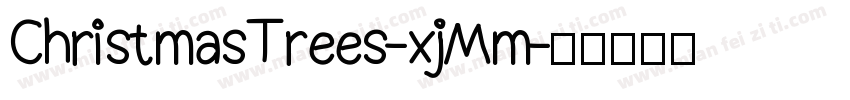 ChristmasTrees-xjMm字体转换