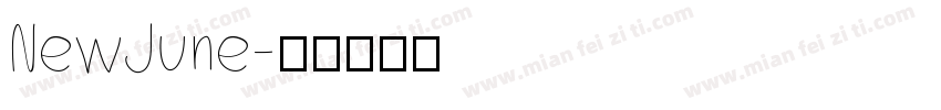 NewJune字体转换