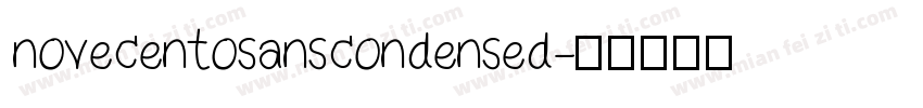 novecentosanscondensed字体转换