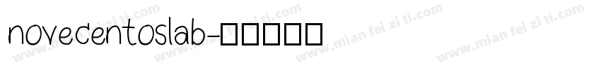 novecentoslab字体转换