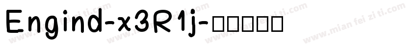 Engind-x3R1j字体转换