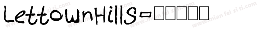LettownHills字体转换