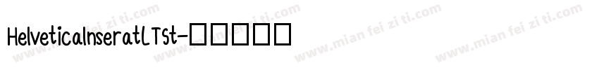 HelveticalnseratLTSt字体转换