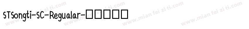 STSongti-SC-Regualar字体转换