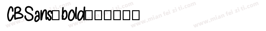 CBSans-bold字体转换