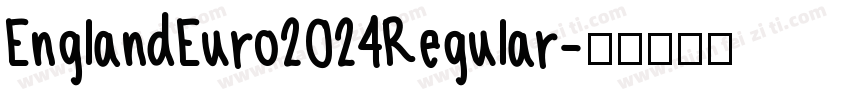 EnglandEuro2024Regular字体转换