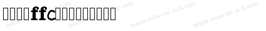 DINOffcW20字体转换