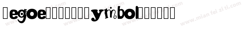 Segoe20UI20Symbol字体转换