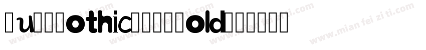 Yu20Gothic20UIBold字体转换