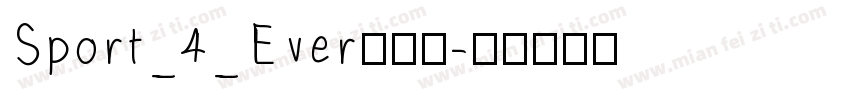 Sport_4_Ever手机版字体转换