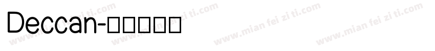 Deccan字体转换