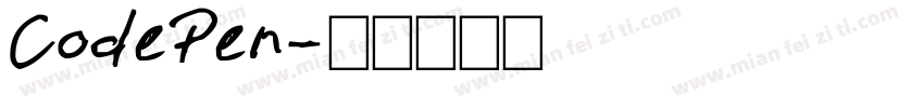 CodePen字体转换