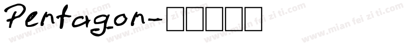 Pentagon字体转换