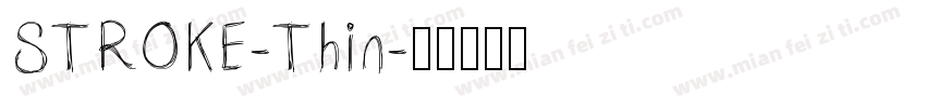 STROKE-Thin字体转换