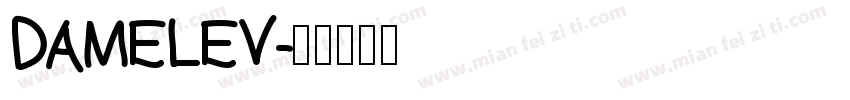 DAMELEV字体转换