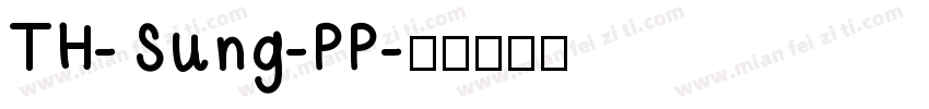 TH-Sung-PP字体转换