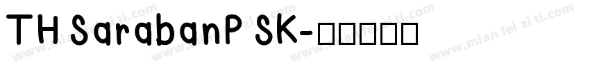 THSarabanPSK字体转换