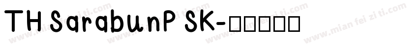 THSarabunPSK字体转换