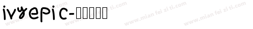 ivyepic字体转换