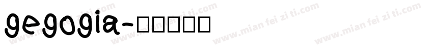 gegogia字体转换