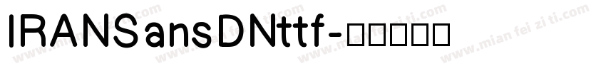 IRANSansDNttf字体转换
