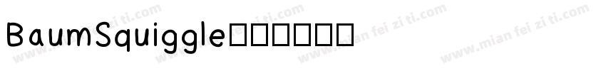 BaumSquiggle字体转换