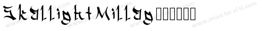 SkallightMillag字体转换