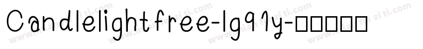 Candlelightfree-lg91y字体转换