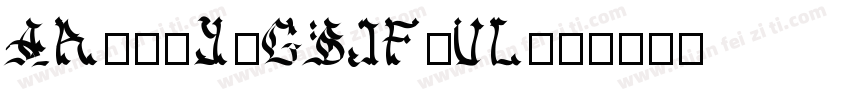 ARxinYiGBJF-UL字体转换