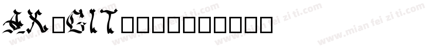 AXtGIThane字体转换