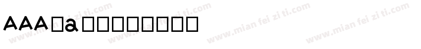 AAA-a-3字体转换