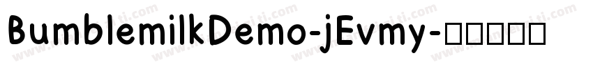 BumblemilkDemo-jEvmy字体转换