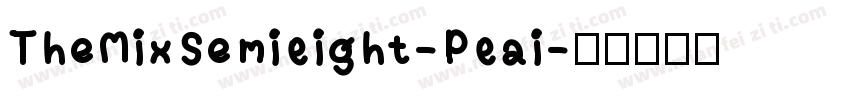TheMixSemilight-Plai字体转换