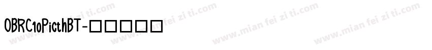 OBRC10PicthBT字体转换