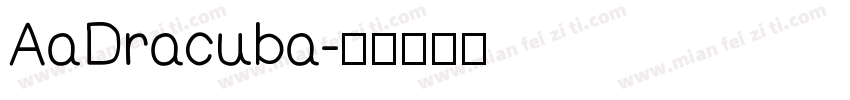 AaDracuba字体转换