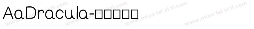 AaDracula字体转换