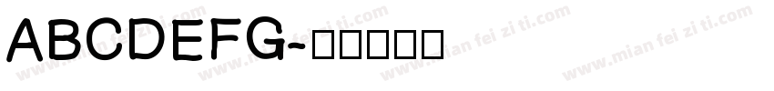 ABCDEFG字体转换