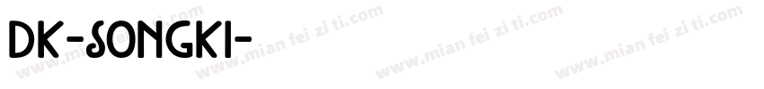 dk-songki字体转换