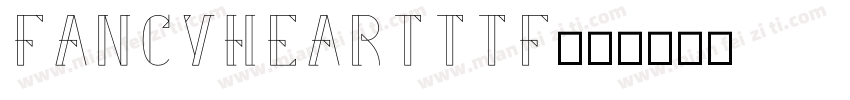FancyHeartTTF字体转换