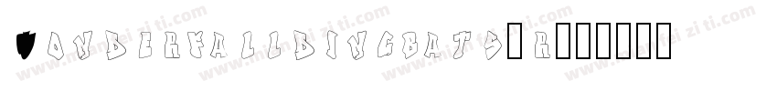 wonderfalldingbats-r字体转换