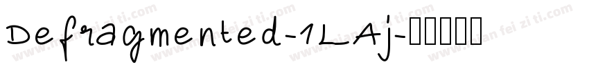 Defragmented-1LAj字体转换