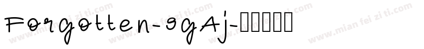 Forgotten-9gAj字体转换