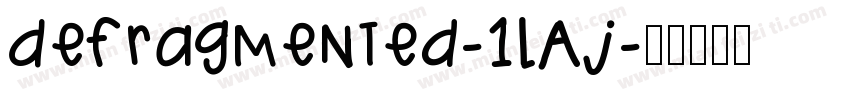 Defragmented-1LAj字体转换