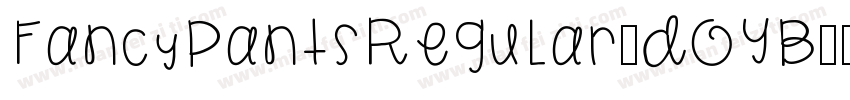 FancyPantsRegular-DOYB0字体转换