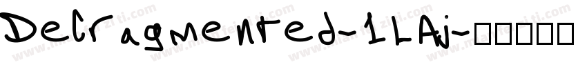 Defragmented-1LAj字体转换