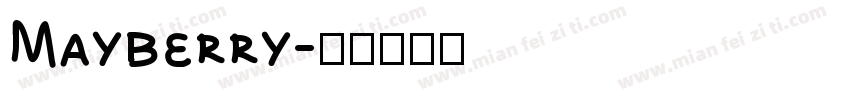 Mayberry字体转换
