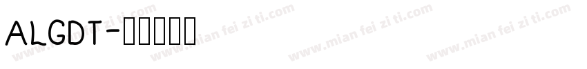 ALGDT字体转换
