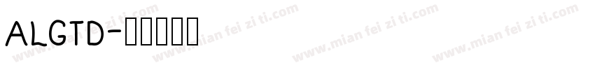ALGTD字体转换