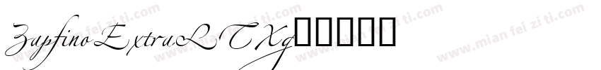 ZapfinoExtraLTX字体转换